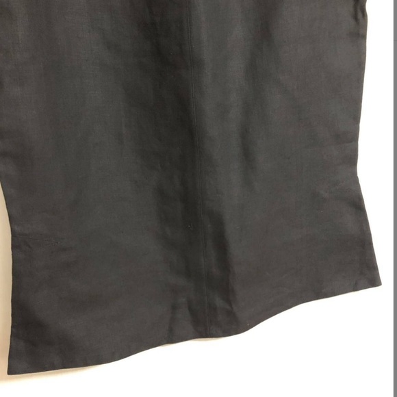 Sale ~ Vintage Gianni Versace Black Linen Skirt - NWT - Picture 4 of 8